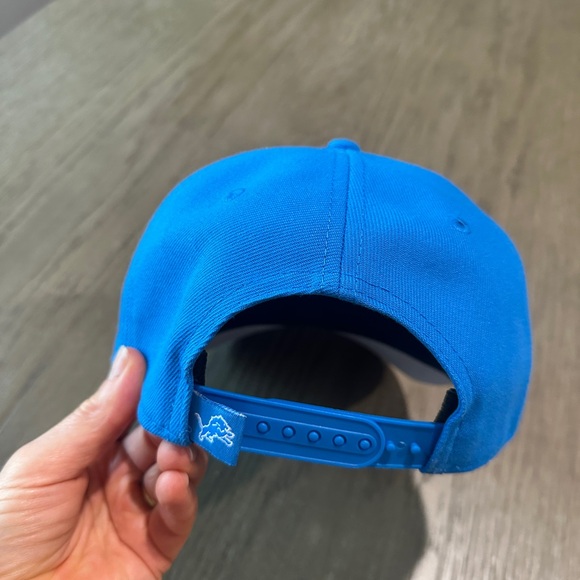 Detroit Lions Men’s Baseball Cap One Size Blue NWOT - Picture 4 of 10